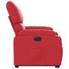 vidaXL Relaxsessel mit Aufstehhilfe Elektrisch Rot Kunstleder