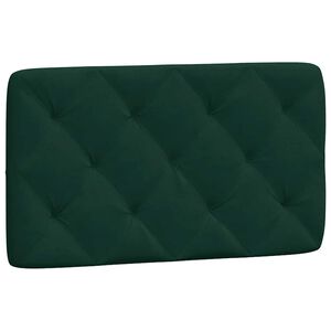 vidaXL Kopfteil-Kissen Dunkelgr&uuml;n 90 cm Samt
