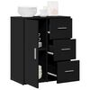 vidaXL Sideboard Schwarz 60x31x70 cm Holzwerkstoff