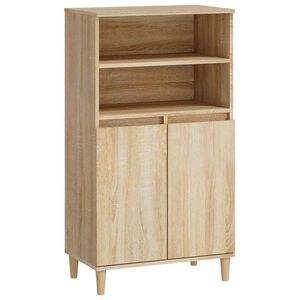 vidaXL Highboard Sonoma-Eiche 60 x 36 x 110 cm Holzwerkstoff