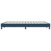 vidaXL Boxspringbett ohne Matratze Dunkelblau 140x220 cm Samt