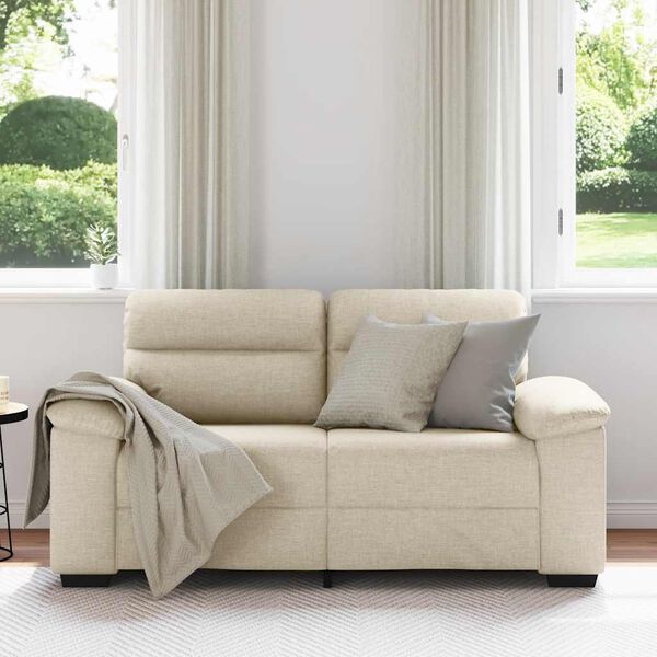 vidaXL 2-Sitzer-Sofa 160x81x84 cm Leinen
