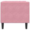 vidaXL Chesterfield-Sessel Rosa Samt