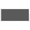 vidaXL Ausziehbares Seitenmarkise Anthrazit 600 x 200 cm Polyester