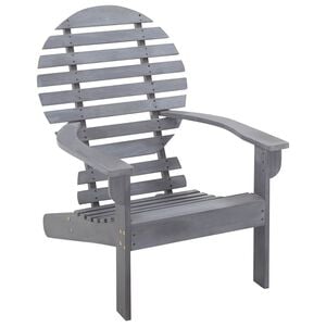 vidaXL Adirondack-Stuhl Massivholz Akazie Grau