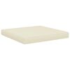 vidaXL Palettensofa-Auflagen 3 Stk. Creme Stoff