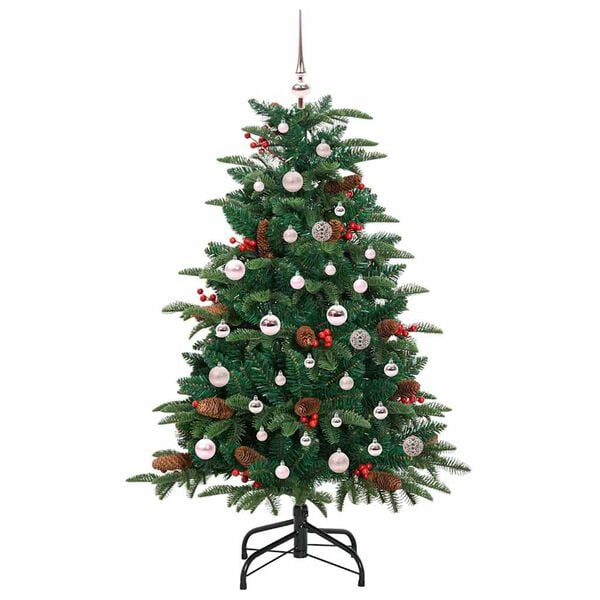 vidaXL K&uuml;nstlicher Weihnachtsbaum mit 150 LEDs mit St&auml;nder Gr&uuml;n 150 cm