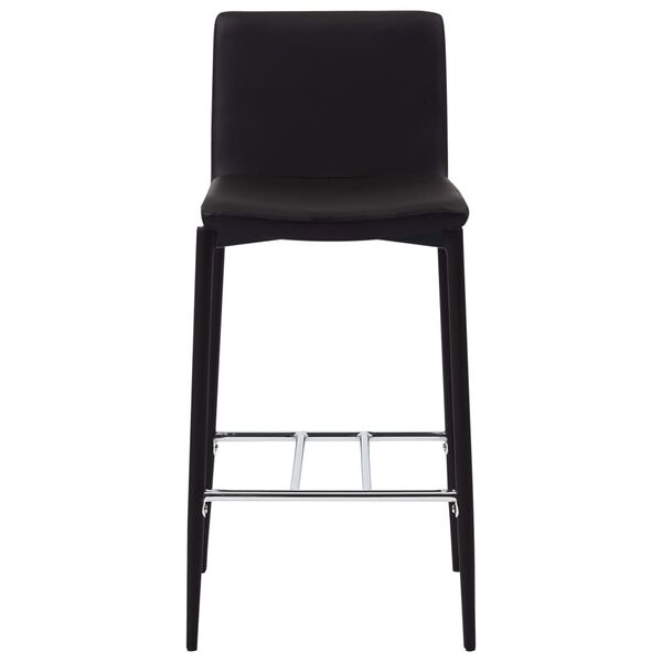 vidaXL Barhocker 2 Stk. Braun Kunstleder