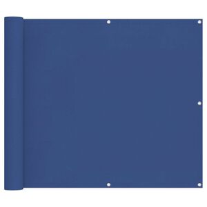 vidaXL Balkonsichtschutz 100 x 500 cm Oxford-Stoff Rechteckig Blau