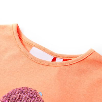 Kinder-T-Shirt Neonorange 92