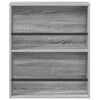 vidaXL Magazinregal 2 pcs Graues Sonoma 60 x 12 x 70 cm Holzwerkstoff