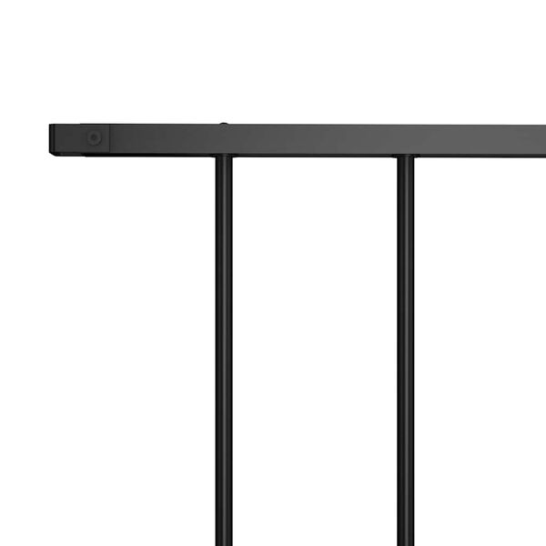 vidaXL Zaunelement Woerden Pulverbeschichteter Stahl 1,7 x 1 m Schwarz