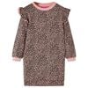 vidaXL Kinder-Pulloverkleid Mittelrosa 104
