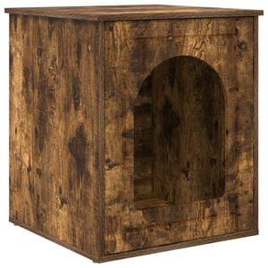 vidaXL Katzenhaus R&auml;uchereiche 53 x 52 x 62 cm Holzwerkstoff