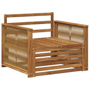 vidaXL Outdoor Mittelsofa Natur