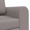 vidaXL Schlafsofa 60cm Taupe Stoff