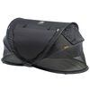 DERYAN Pop-Up-Reisebett Toddler Luxe mit Moskitonetz Schwarz