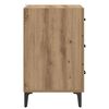vidaXL Nachttisch Artisan-Eiche 40 x 40,5 x 66 cm Holzwerkstoff