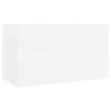 vidaXL Waschbeckenunterschrank Wei&szlig; 80x38,5x45 cm Holzwerkstoff
