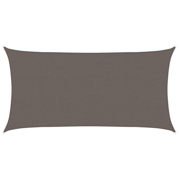 vidaXL Sonnensegel HDPE 2x3,5 m Anthrazit