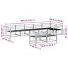 vidaXL Outdoor-Sofagarnitur 8 pcs Natur Massivholz Akazie