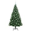 vidaXL K&uuml;nstlicher Weihnachtsbaum mit 300 LEDs mit St&auml;nder Gr&uuml;n 180 cm
