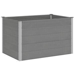 vidaXL Garten-Hochbeet WPC 150x100x91 cm Grau