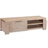 vidaXL TV-Schrank Massivholz Akazie Geb&uuml;rstet 140x38x40 cm