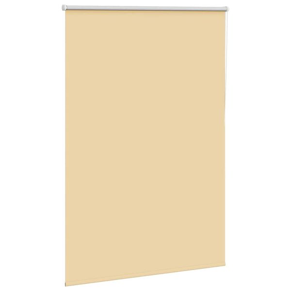 vidaXL Verdunkelungsrollo Beige 100x150cm Stoffbreite 95,7cm Polyester