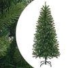 vidaXL K&uuml;nstlicher Weihnachtsbaum 150 cm PVC, PE und Stahl Gr&uuml;n