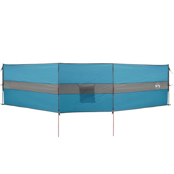 vidaXL Camping-Windschutz Blau 490x123 cm Wasserdicht