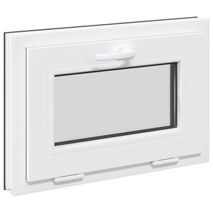 vidaXL Kellerfenster RISOR 60 x 40 cm PVC und Glas Anthrazit