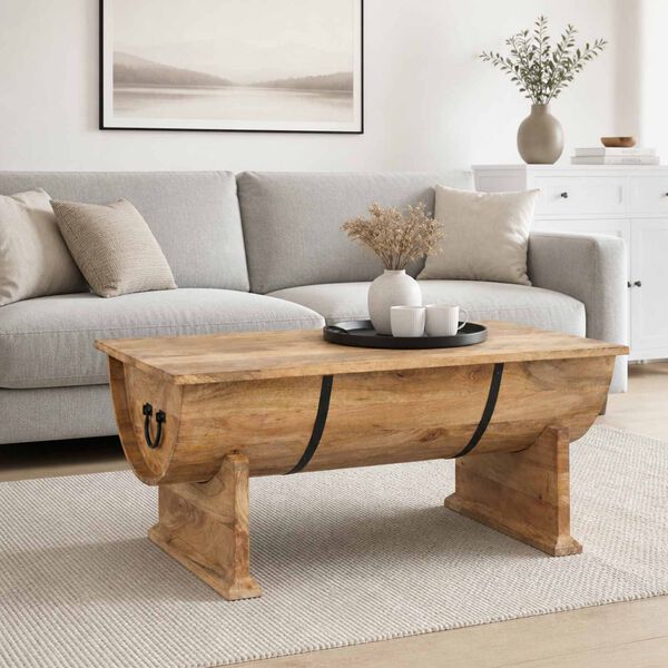 vidaXL Couchtisch Massivholz Mango 88x50x40 cm