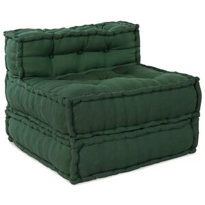 vidaXL Modulares Sofaelement Gr&uuml;n 70x70x54 cm Stoff