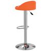 vidaXL Barhocker 2 Stk. Orange Kunstleder