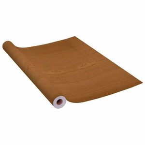 vidaXL Selbstklebende M&ouml;belfolie Eiche 500 x 90 cm PVC