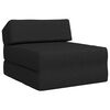 vidaXL Klappsofa Bett Schwarz 60 x 70 x 41 cm Stoff