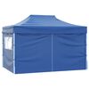 vidaXL Party-Zelt Blau 291 x 431 x 315 cm Oxford-Stoff