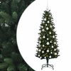 vidaXL K&uuml;nstlicher Weihnachtsbaum mit Kugel 120 cm 150 LEDs