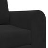 vidaXL Schlafsofa 60cm Schwarz Samt