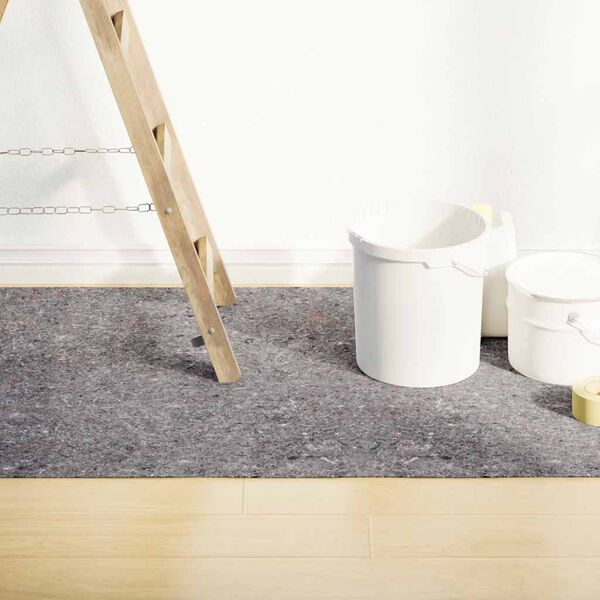 vidaXL Rutschfeste Malervliese 2 Stk. 10 m 280 g/m&sup2; Grau