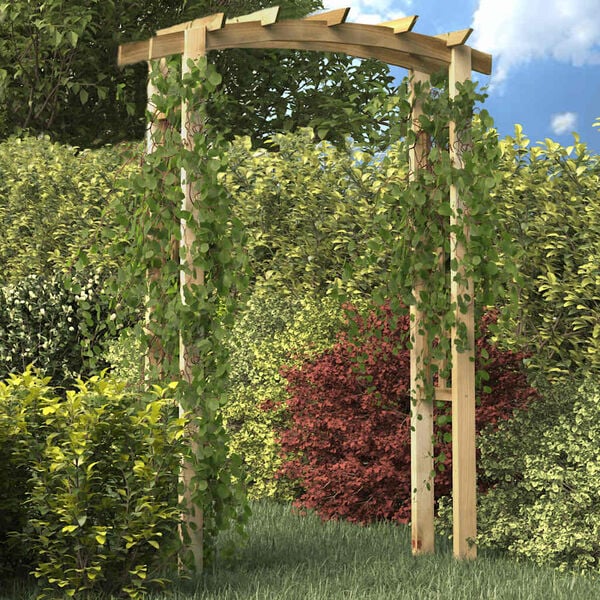 vidaXL Gartenbogen 150x60x210 cm Holz