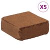 vidaXL Kokosziegel 5 Stk. 5 kg Pro St&uuml;ck 25 kg Total