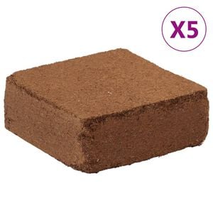 vidaXL Kokosziegel 5 Stk. 5 kg Pro St&uuml;ck 25 kg Total