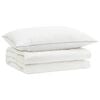 vidaXL 90% G&auml;nsedaunen Bettw&auml;sche-Set FULDA 2 pcs 155 x 200 cm Sommer