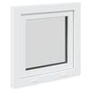 Kellerfenster RISOR Wei&szlig; 50 x 50 cm PVC und Glas