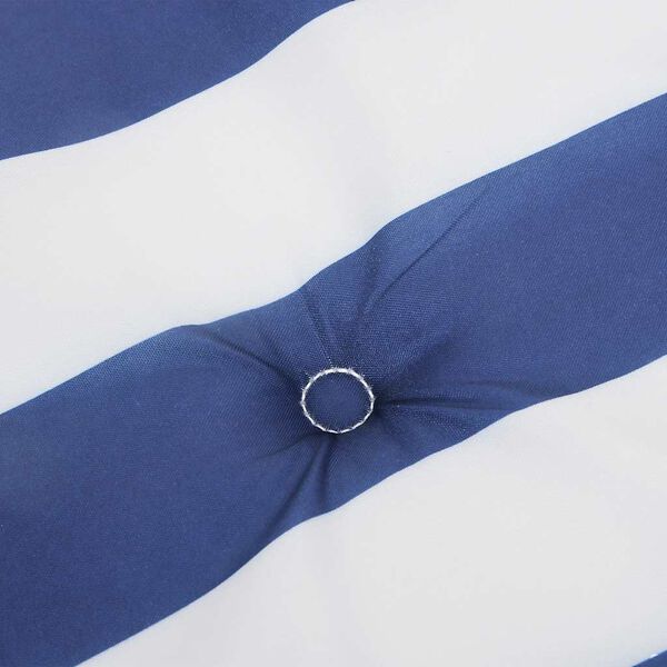 vidaXL Gartenbank-Auflage Blau&Wei&szlig; Gestreift 150x50x4cm Oxford-Gewebe