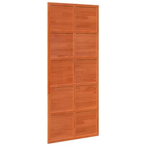 vidaXL Scheunent&uuml;r Wachsbraun 90 x 208 cm Massives Kiefernholz