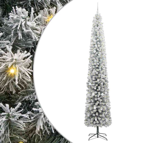 vidaXL Künstlicher Weihnachtsbaum mit 300 LEDs mit Ständer Grün 300 cm