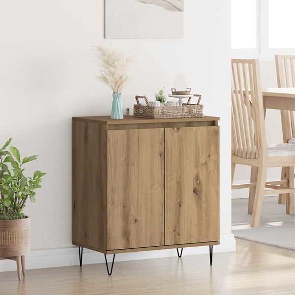 vidaXL Sideboard Artisan-Eiche 60 x 35 x 70 cm Holzwerkstoff